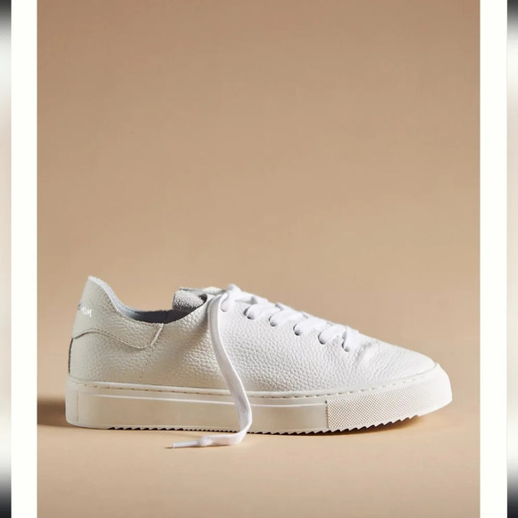 Anthropologie SE Poppy pebbled leather sneeker SZ 9.5 - Picture 1 of 9
